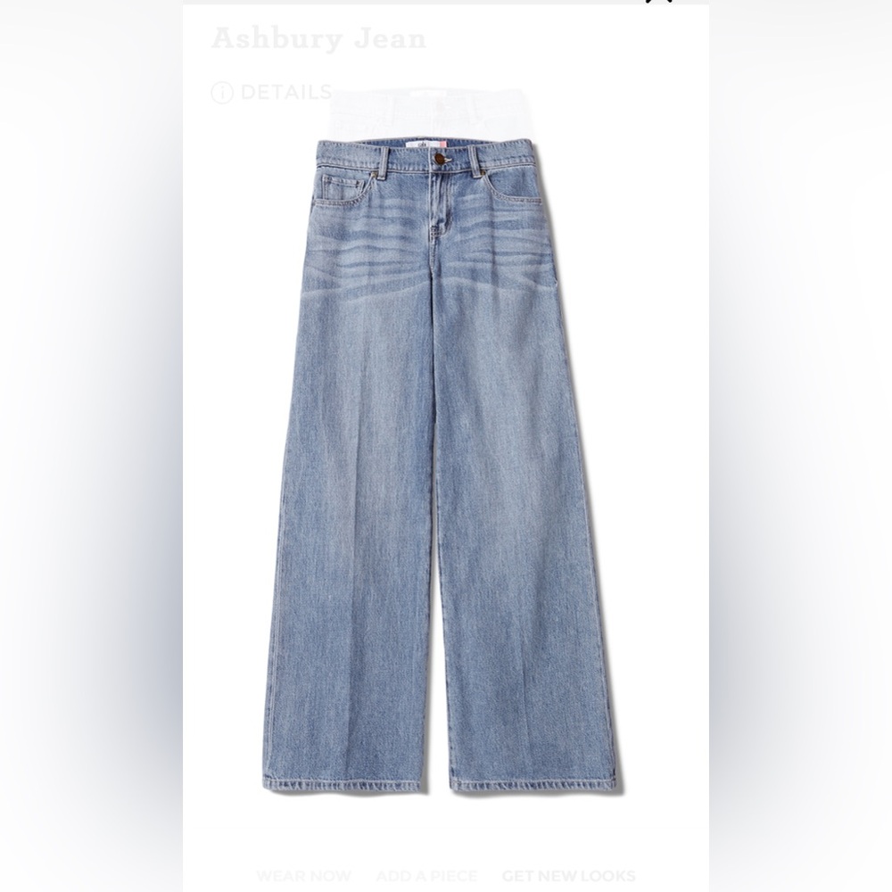 Cabi High-rise,wide-leg denim Ashbury Jean Spring 2024 collection